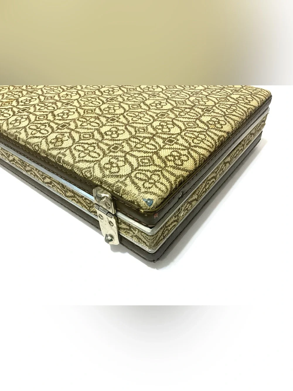Vintage 1970’s Fabric Covered Briefcase